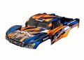 Traxxas Body, Slash 2wd (also Fits Slash Vxl & Slash 4x4), Orange & Blue (painted, Decals Applied) - 5851T