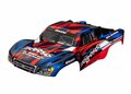 Traxxas Body, Slash 2wd (also Fits Slash Vxl & Slash 4x4), Red & Blue (painted, Decals Applied) - 5851R