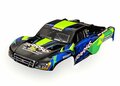 Traxxas Body, Slash Vxl 2wd (also Fits Slash 4x4), Green & Blue (painted, Decals Applied) - 6812G