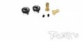 T-Works Heatsink Gold Connector Set 4mm - Black/Black