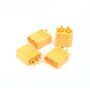 XT60 PLUG MALE ONLY - 4PCS